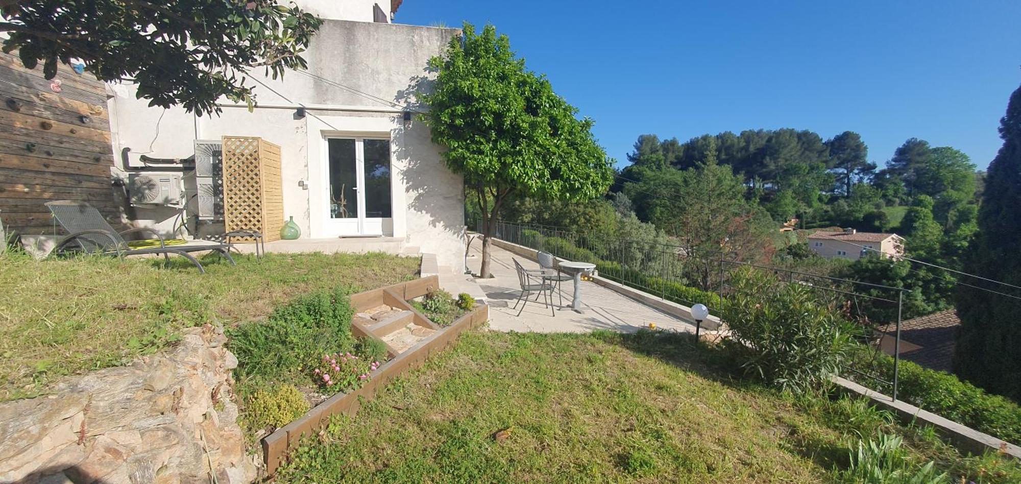 Appartamento Calme Et Vue Panoramique Pégomas Esterno foto